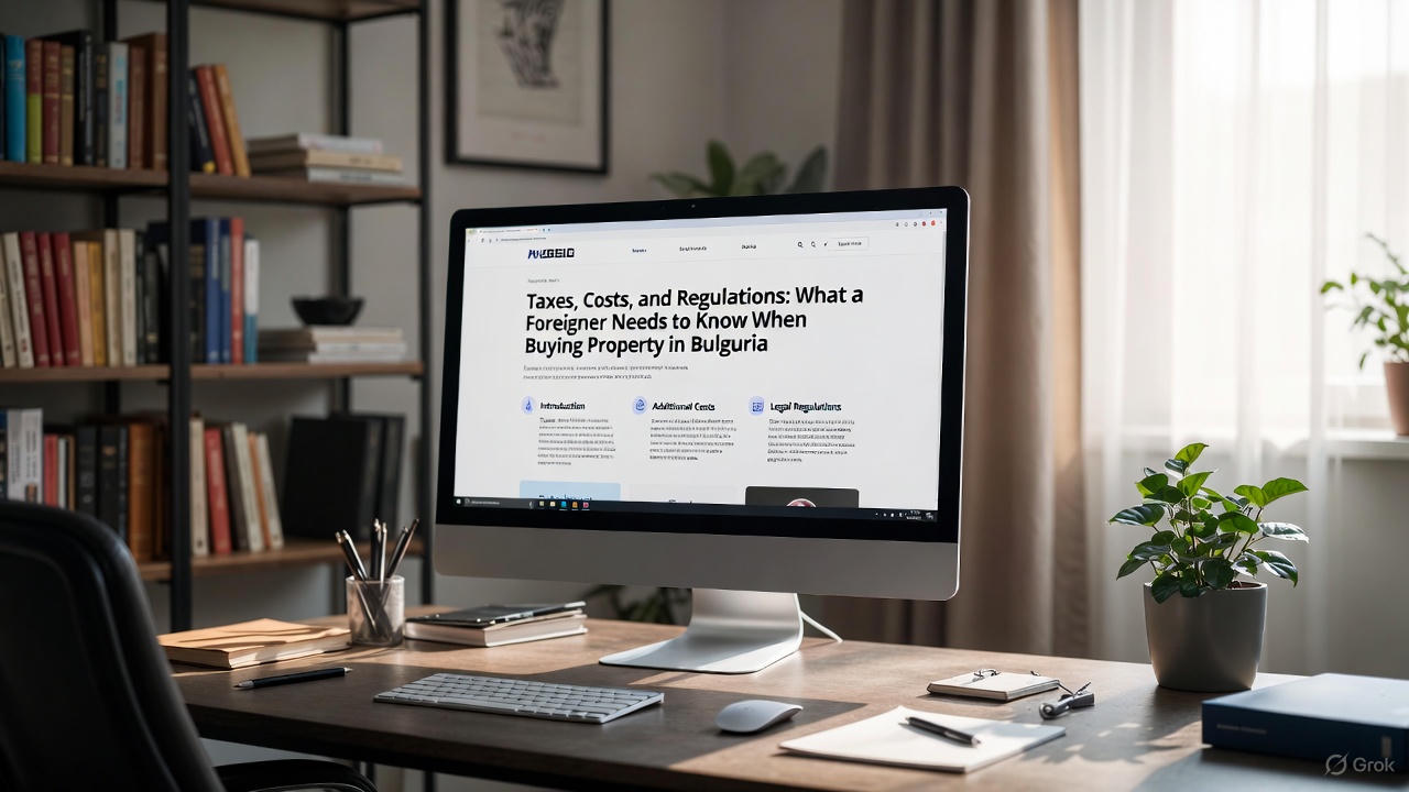 Taxes, Costs, and Regulations: What a Foreigner Needs to Know When Buying Property in Bulgaria