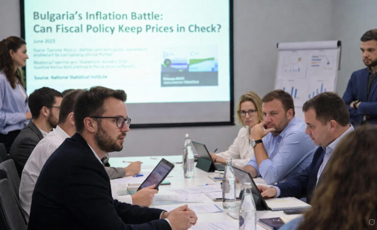Bulgaria’s Inflation Battle Can Fiscal Policy Keep Prices in Check