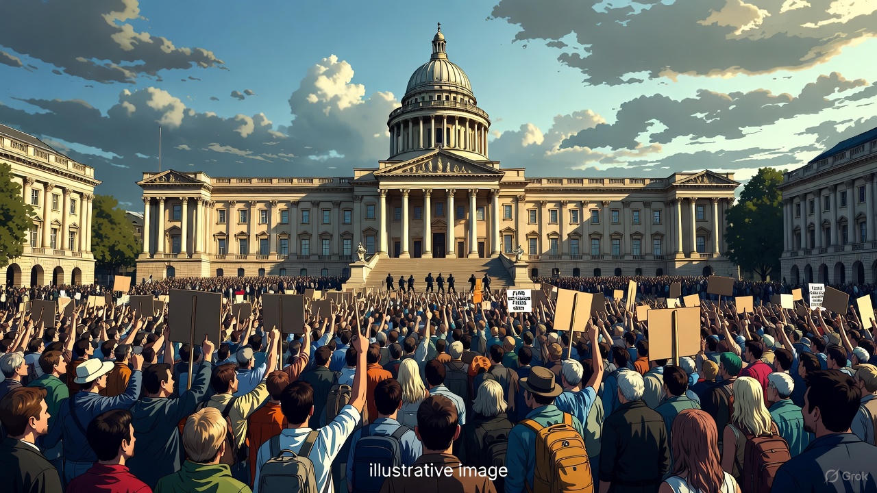 Thousands Blockade Parliament in Largest Protest Yet Against 2026 Budget